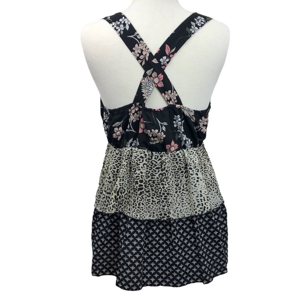 Libby Edelman Halter Ruffle Top Large - Picture 3 of 9